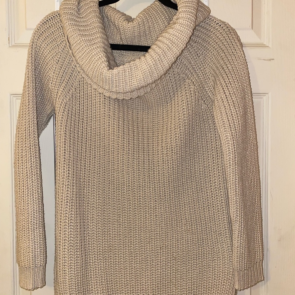 Chunky knitted sweater